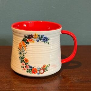 Anthropologie Nathalie Lete Bouquet Monogram “C” Initial Mug